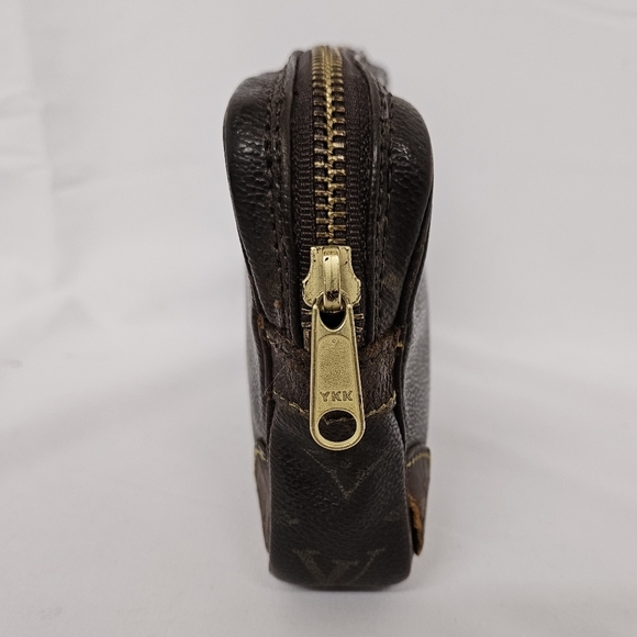 Louis Vuitton Vintage 1991 Marly Clutch In Brown LV Monogram